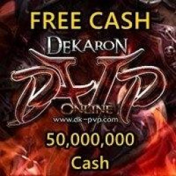 เซิฟ เปิดใหม่ล่าสุด Dekaorn PvP  แจกฟรี 50,000,000 Cash